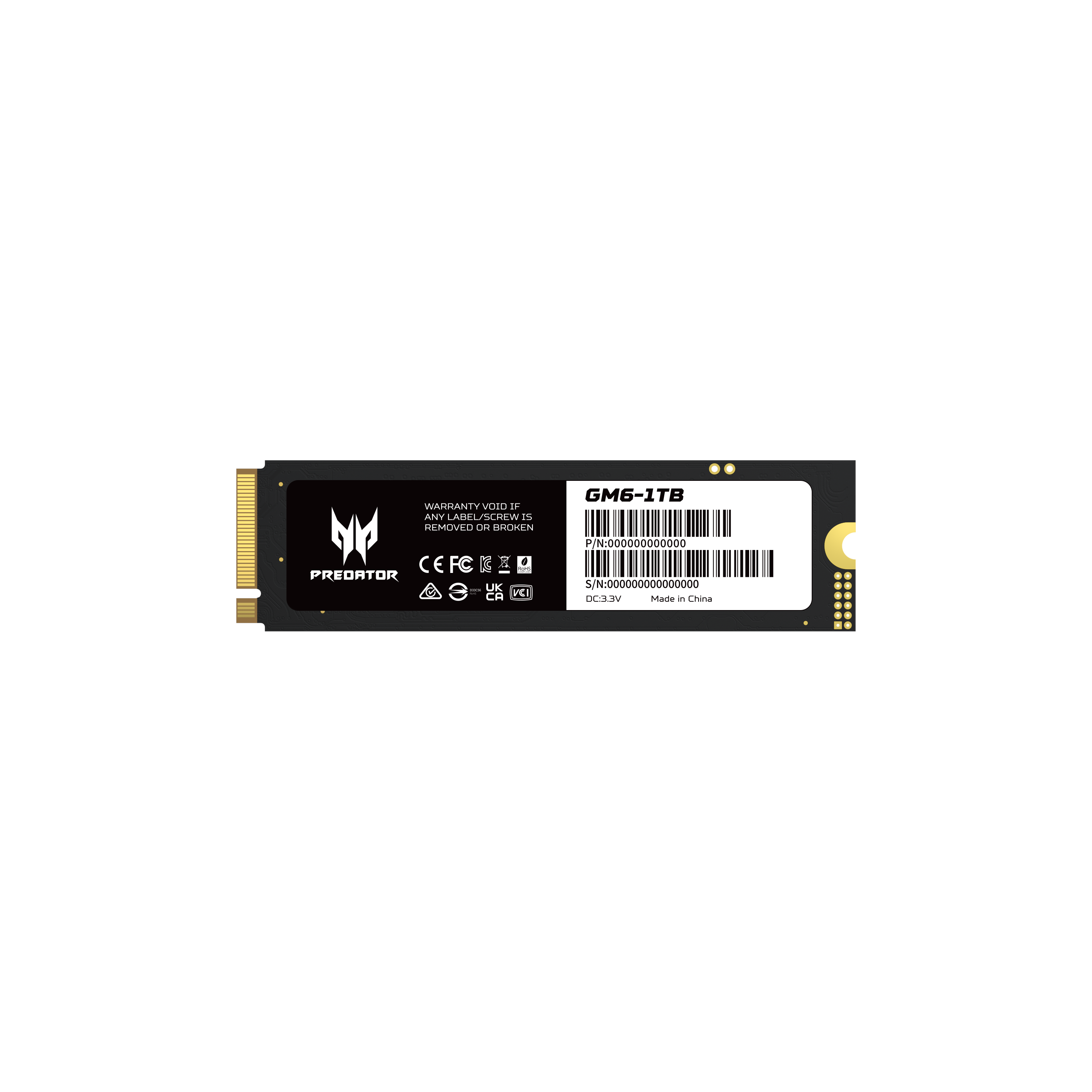 GM6 PCIe4.0 M.2固态硬盘