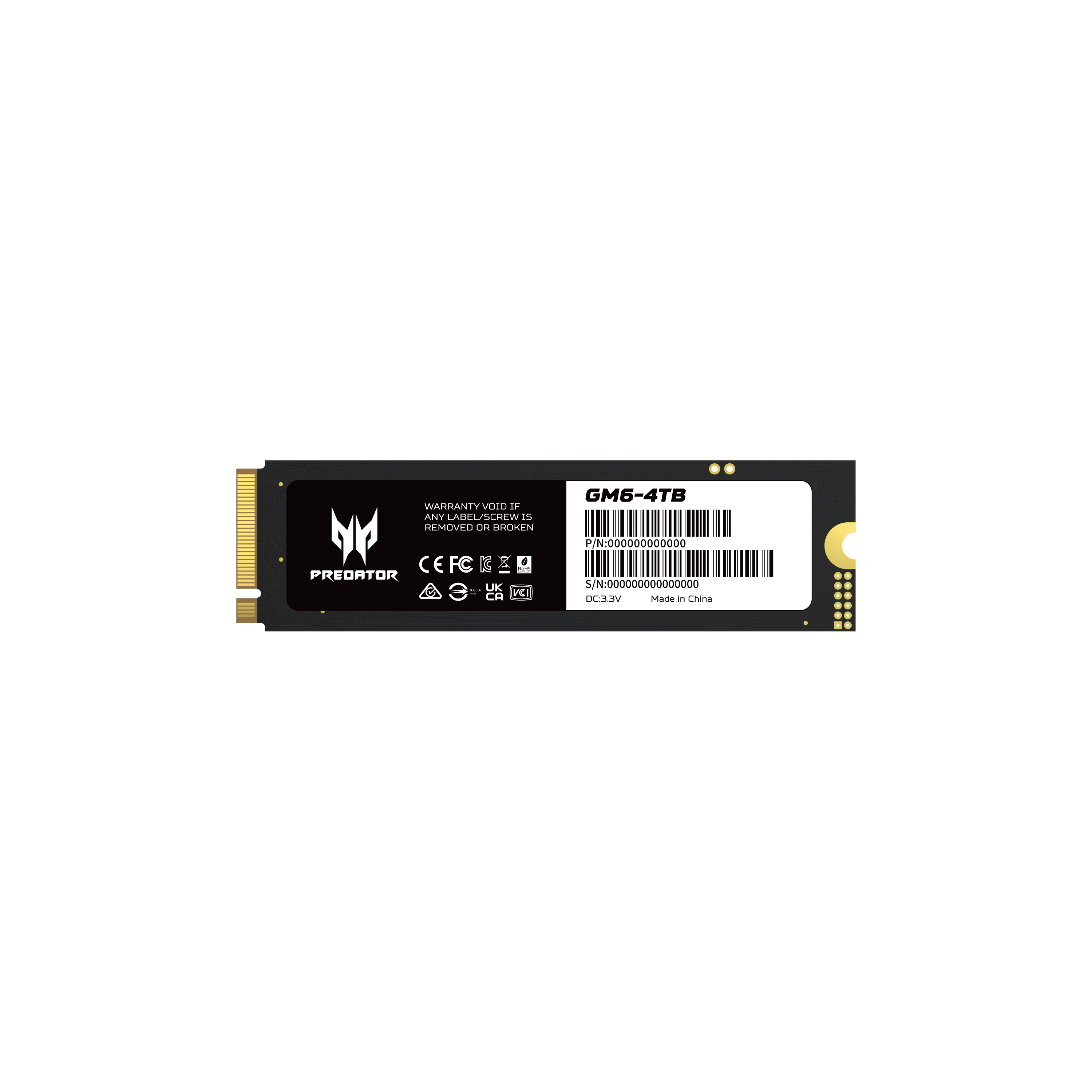 GM6 PCIe4.0 M.2固态硬盘