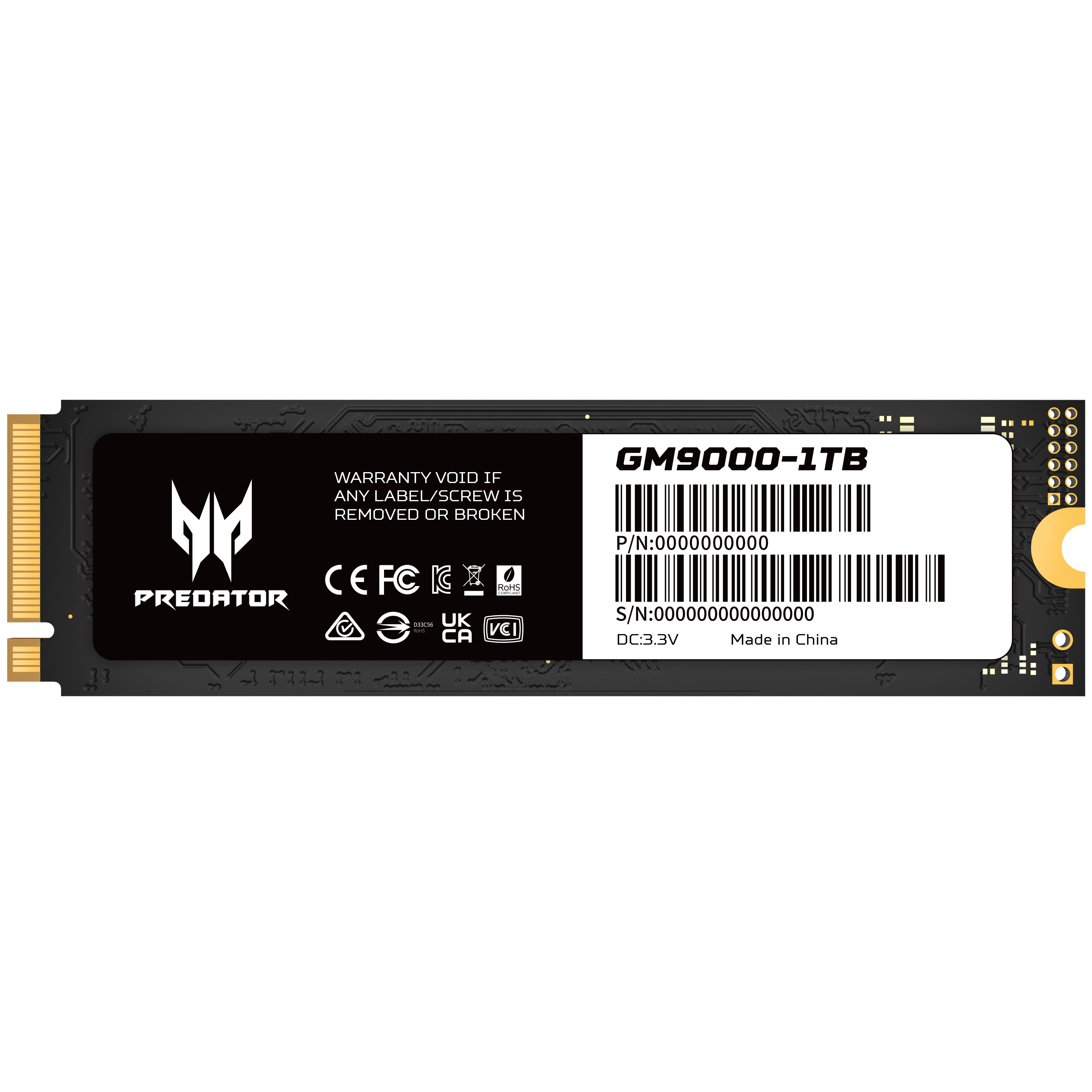 GM9000 PCIe5.0 M.2固态硬盘