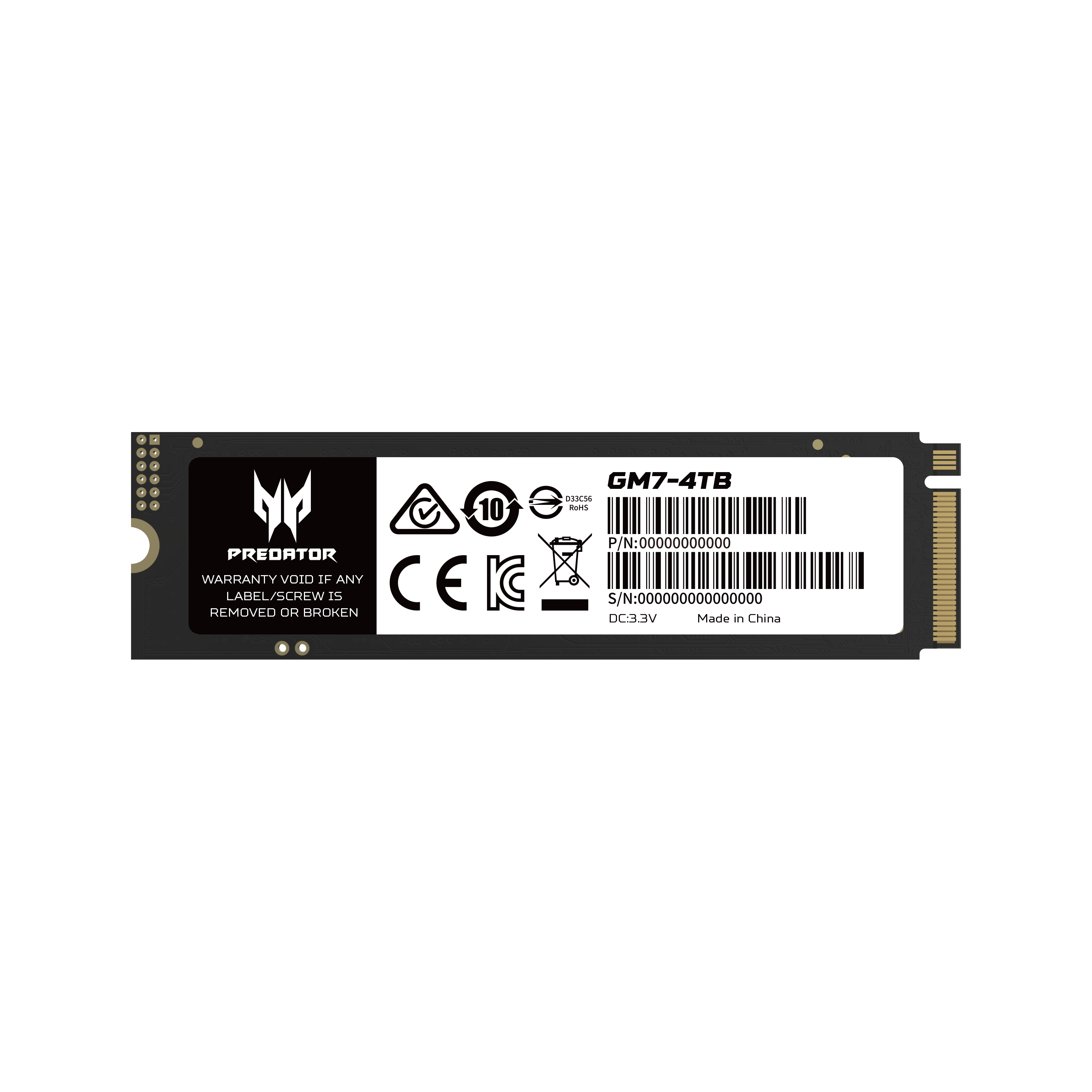 Predator GM7 PCIe 4.0 SSD
